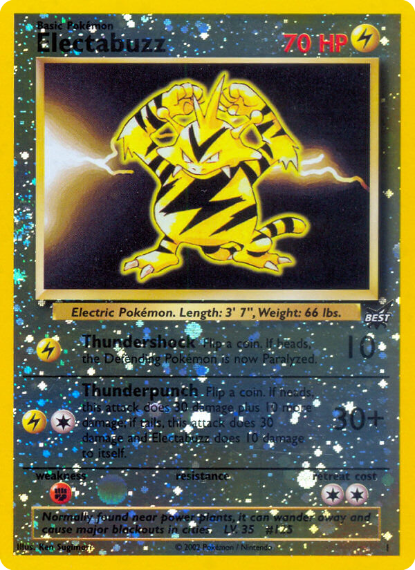 Electabuzz 1/9 Best of game