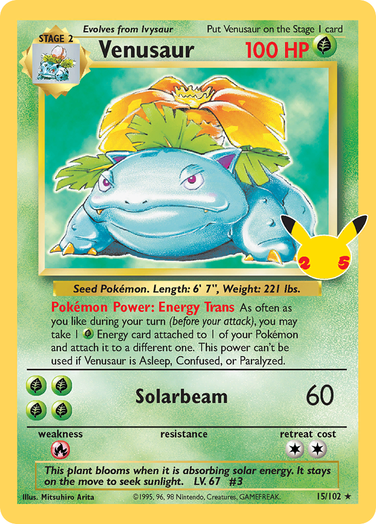 Venusaur CC003 Celebrations Classic Collection
