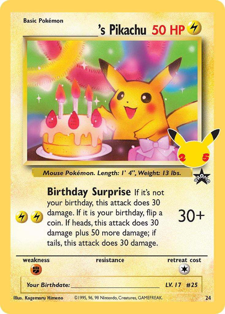 _____'s Pikachu CC008 Celebrations Classic Collection