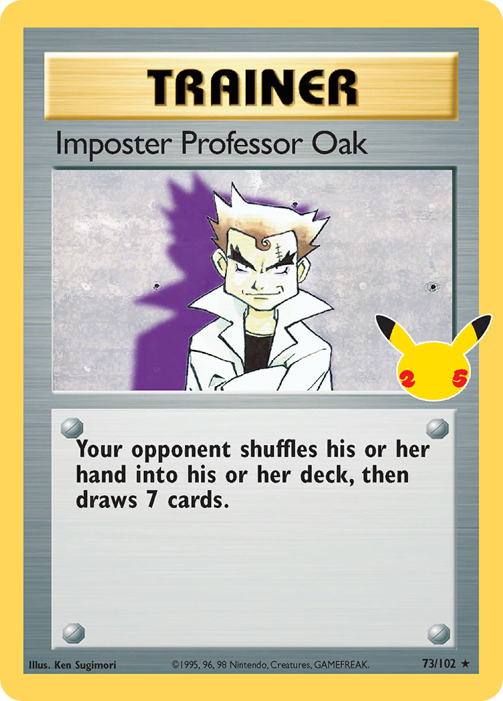 Imposter Professor Oak CC004 Celebrations Classic Collection
