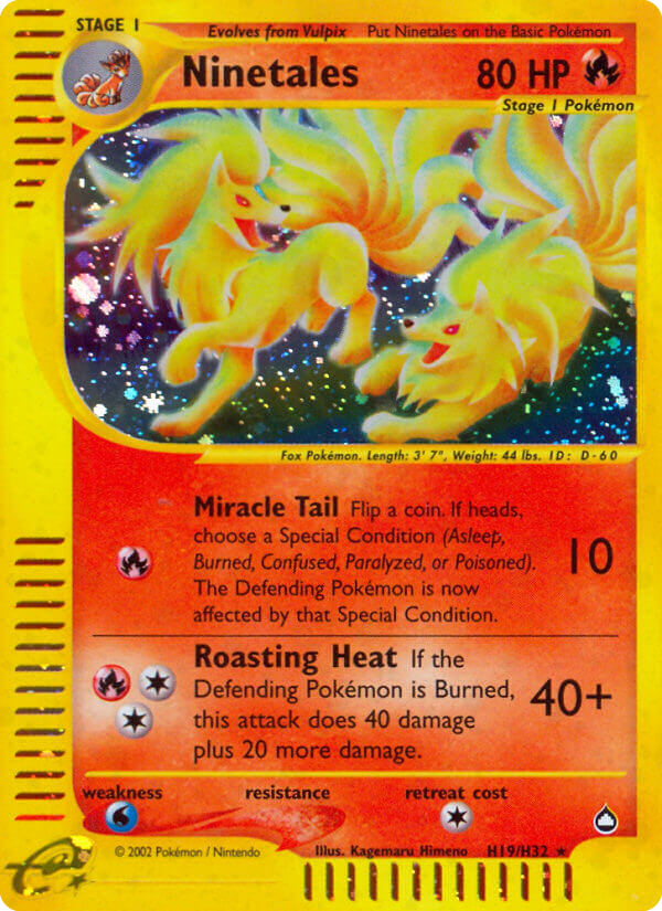 Ninetales H19 Aquapolis
