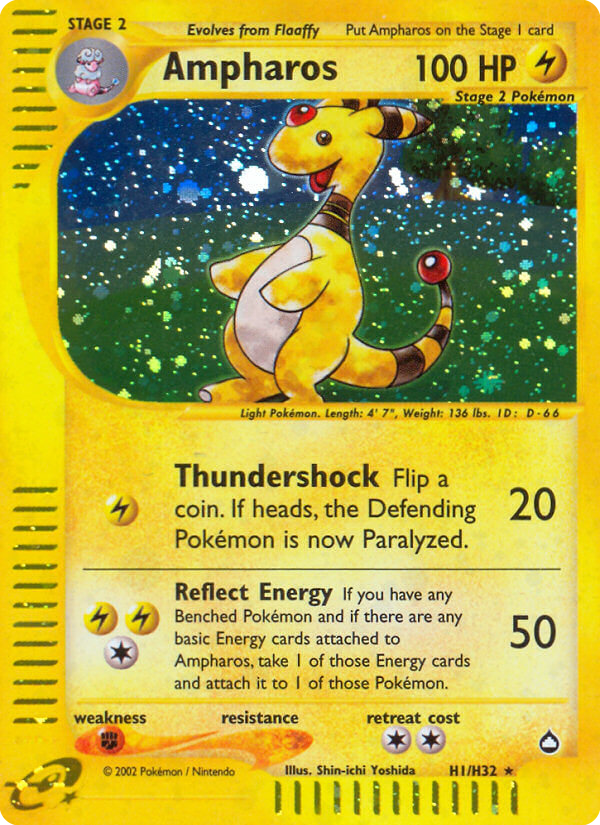 Ampharos H01 Aquapolis