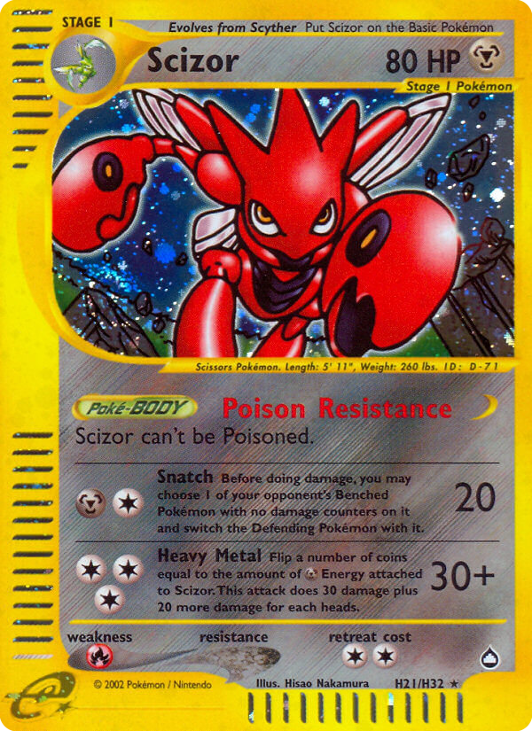Scizor H21 Aquapolis