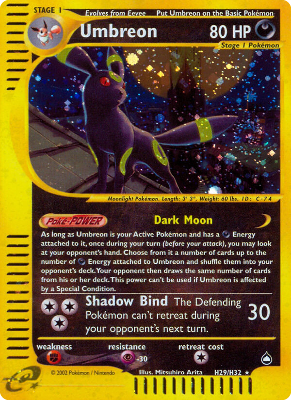 Umbreon H29 Aquapolis