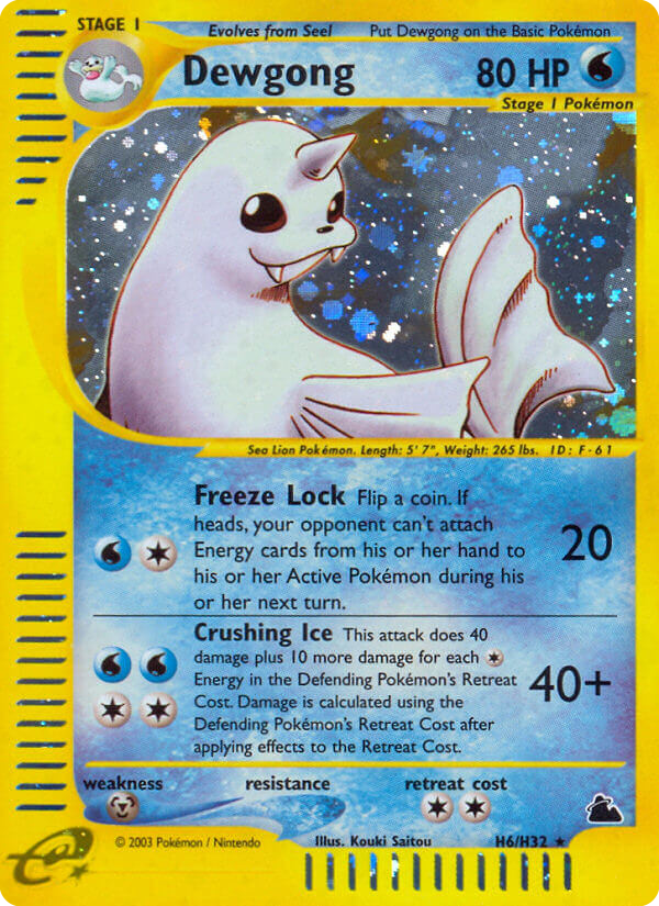 Dewgong H06 Skyridge