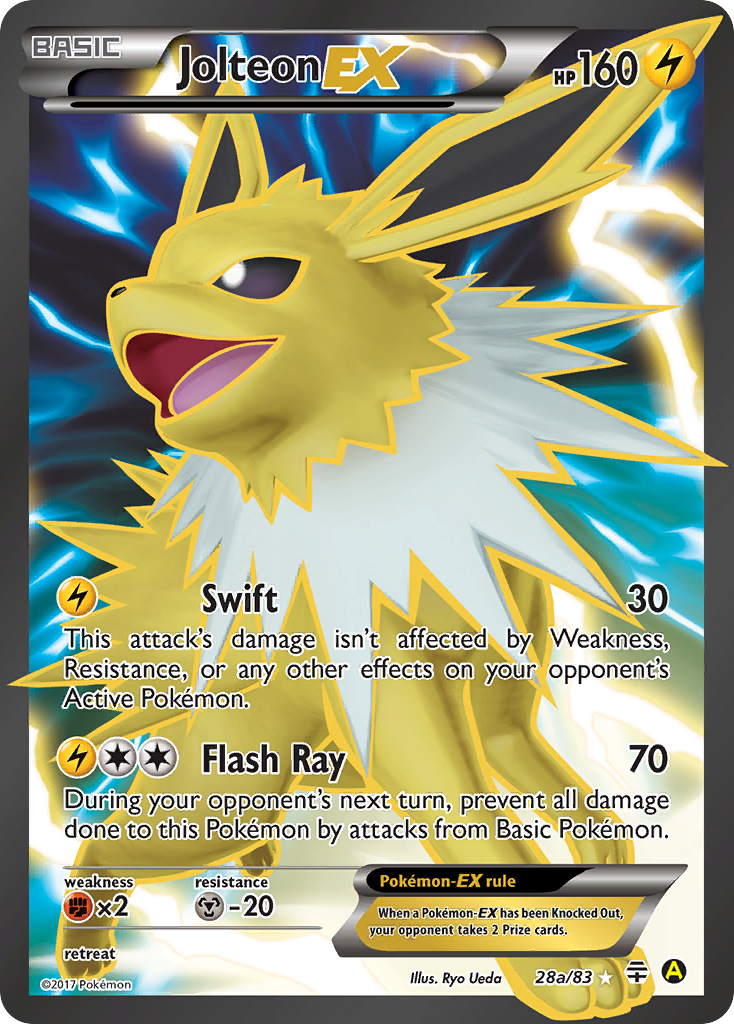 Jolteon-EX 28a Yellow A Alternate
