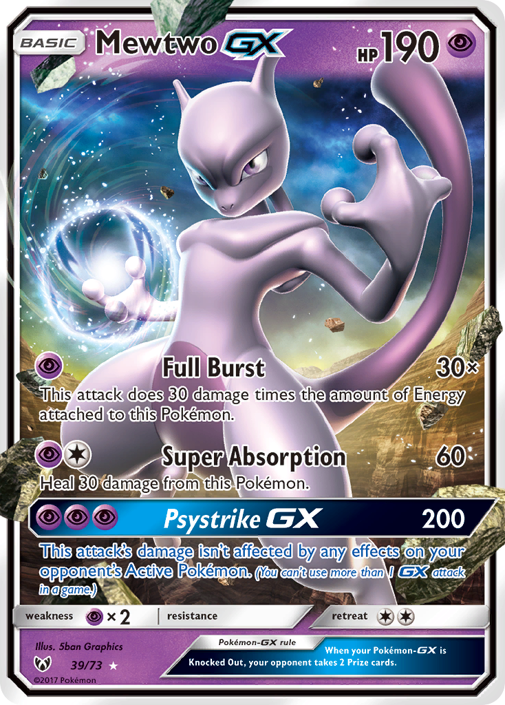 Mewtwo GX 39/73 Shining Legends