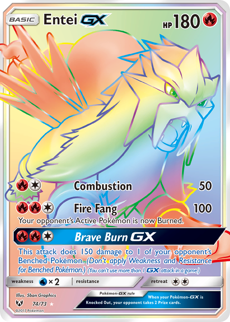 Entei GX 74/73 Shining Legends