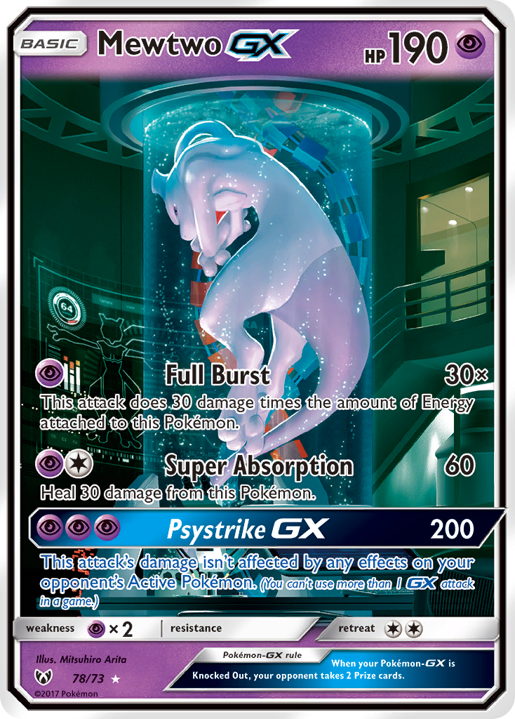 Mewtwo GX 78/73 Shining Legends