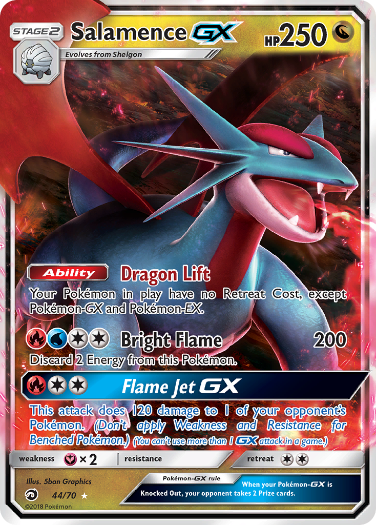 Salamence GX 44/70 Dragon Majesty