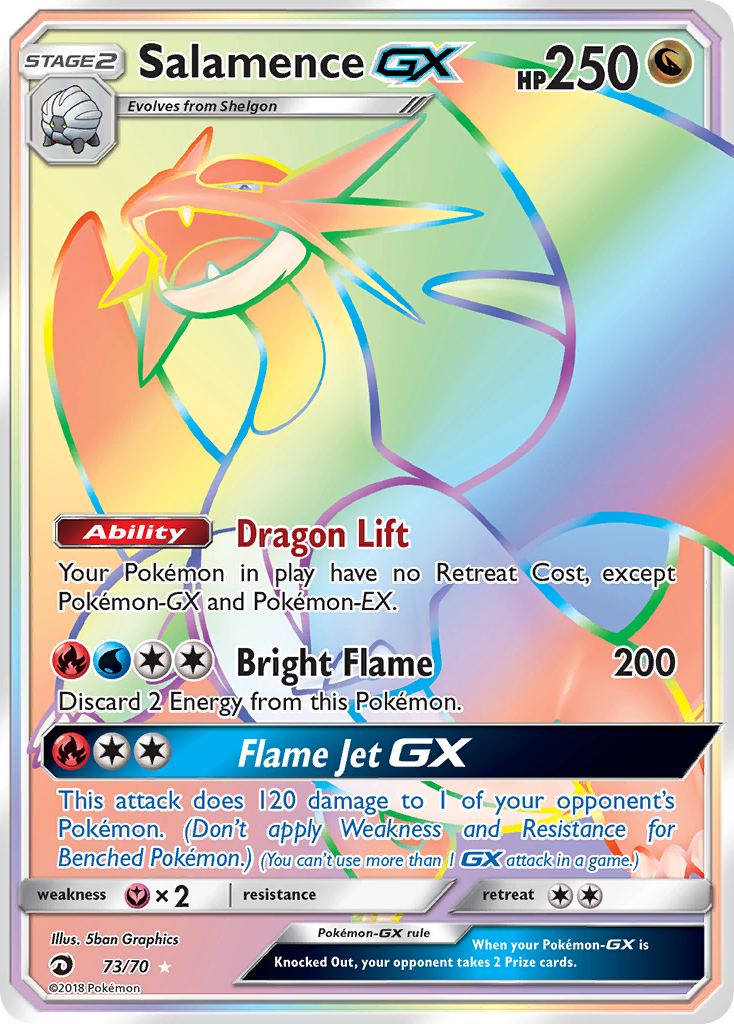 Salamence GX 73/70 Dragon Majesty