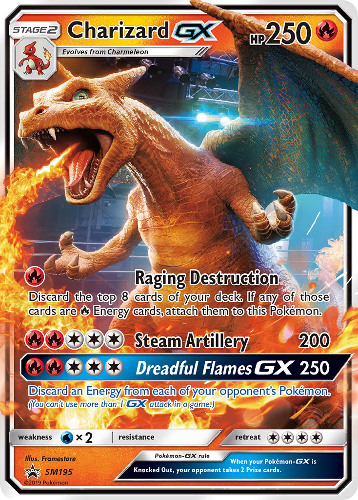 Charizard GX SM195 SM Black Star Promos
