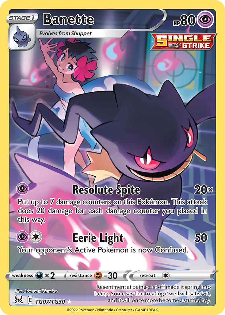 Banette TG07 Lost Origin Trainer Gallery