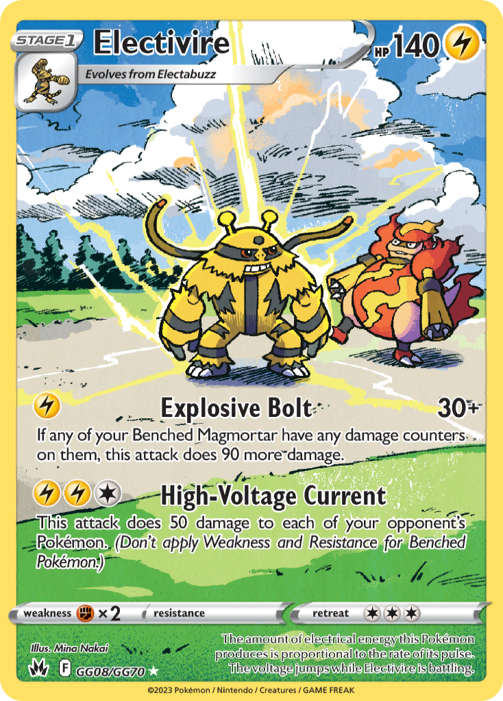 Electivire GG08 Crown Zenith Galarian Gallery