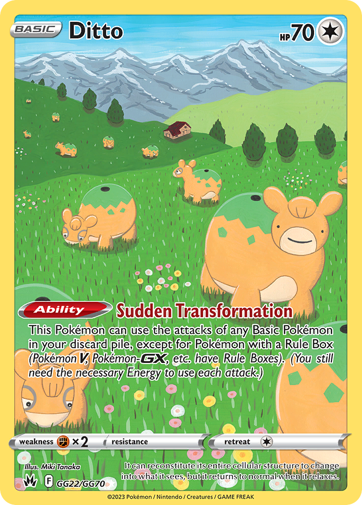 Ditto GG22 Crown Zenith Galarian Gallery