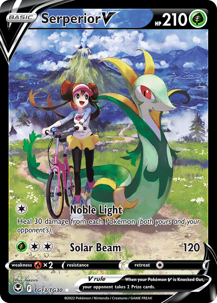 Serperior V TG13 Silver Tempest Trainer Gallery