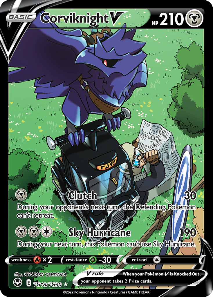 Corviknight V TG18 Silver Tempest Trainer Gallery