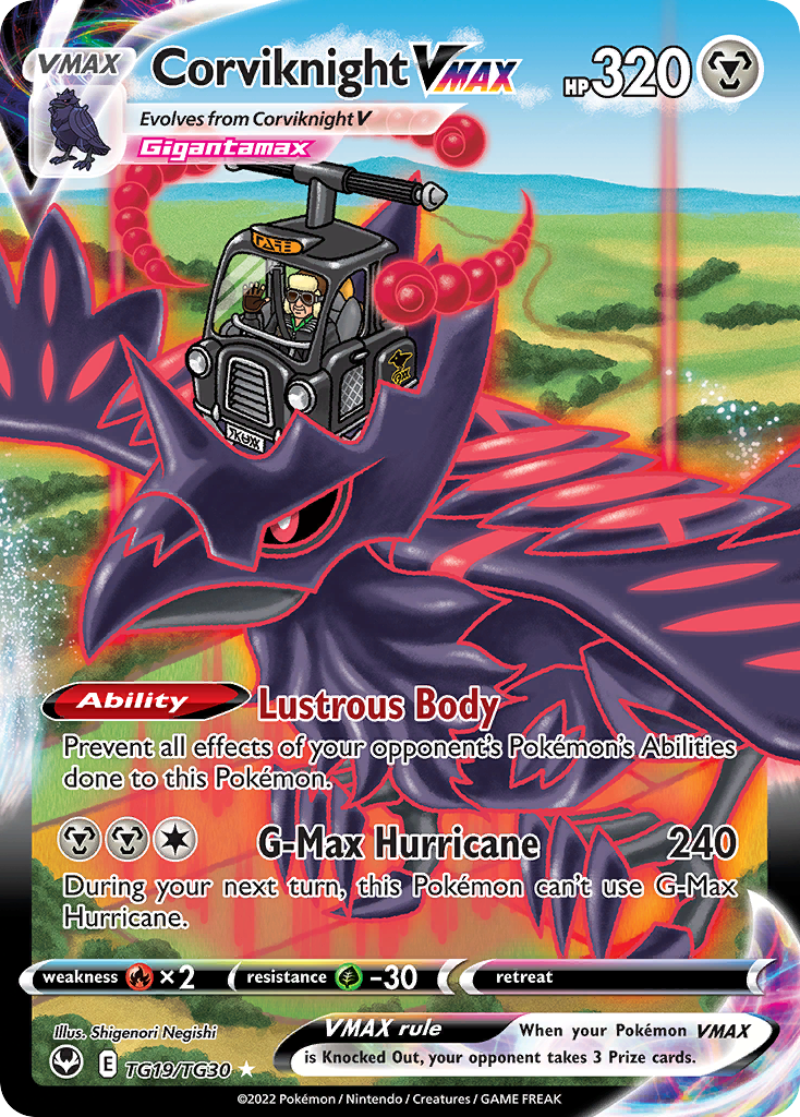 Corviknight VMAX TG19 Silver Tempest Trainer Gallery