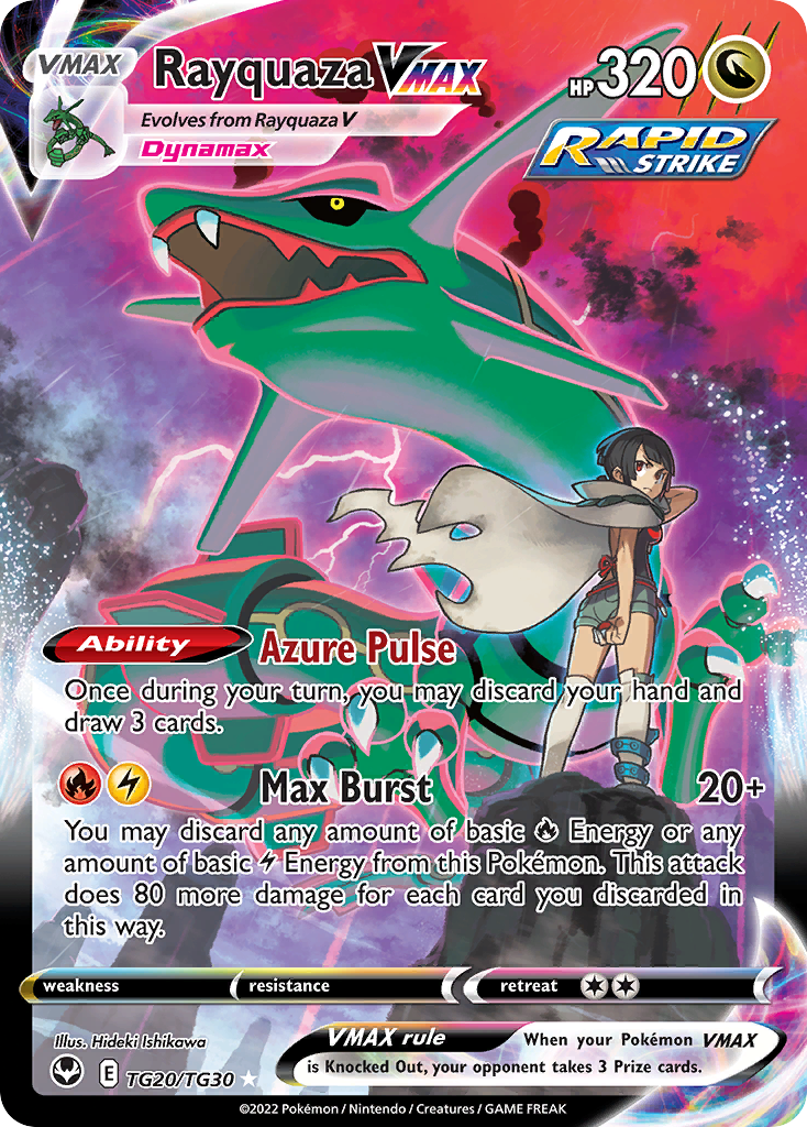Rayquaza VMAX TG20 Silver Tempest Trainer Gallery