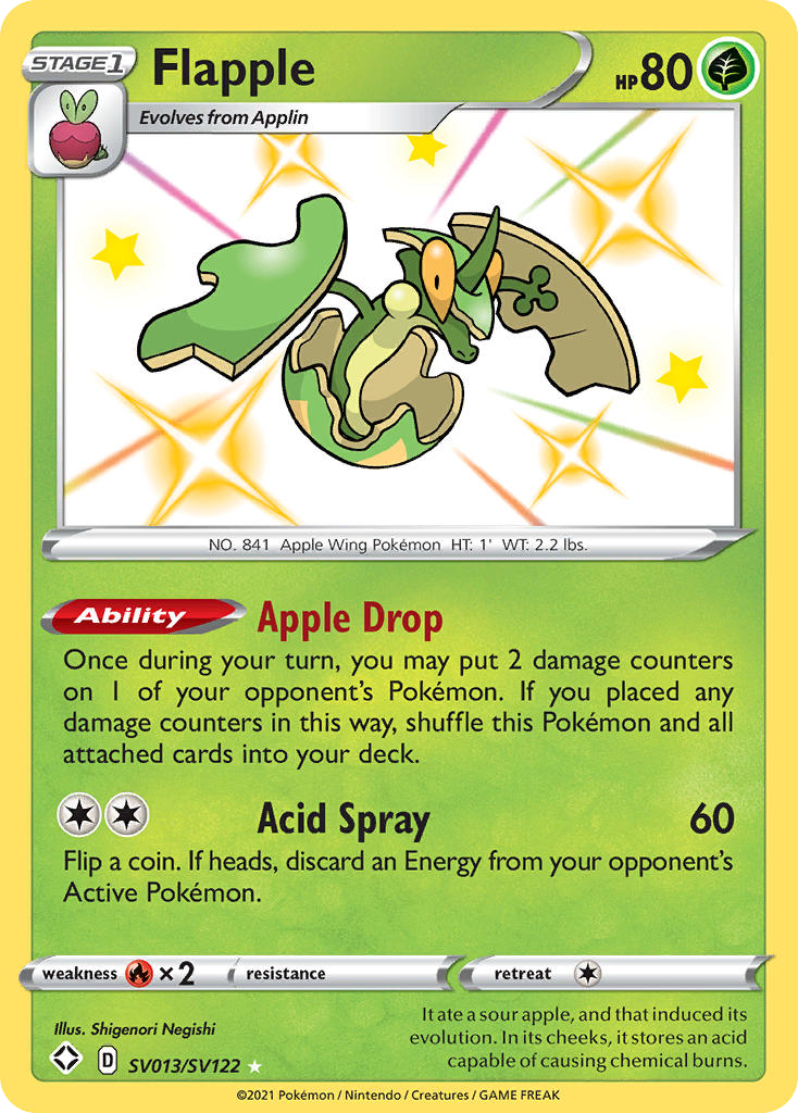 Flapple SV013 Shining Fates Shiny Vault