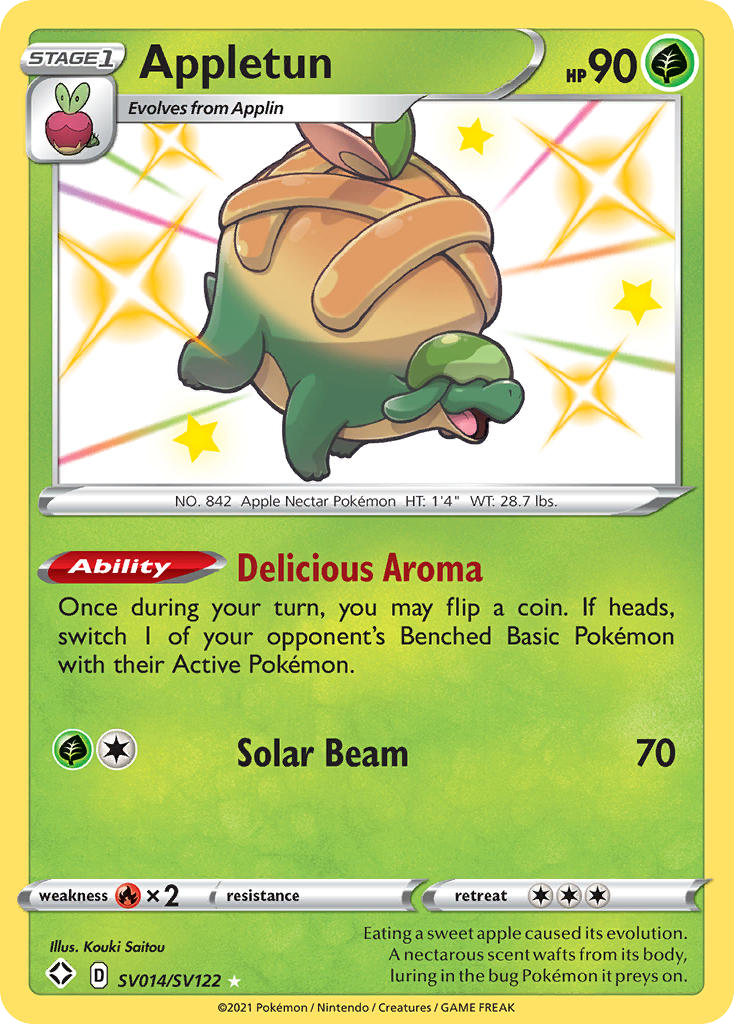 Appletun SV014 Shining Fates Shiny Vault