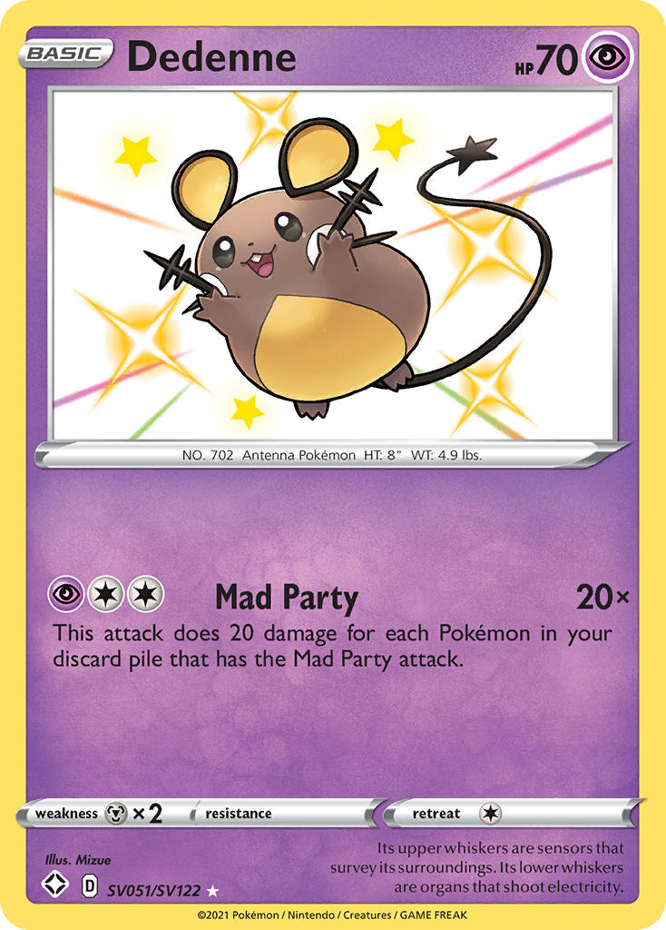 Dedenne SV051 Shining Fates Shiny Vault