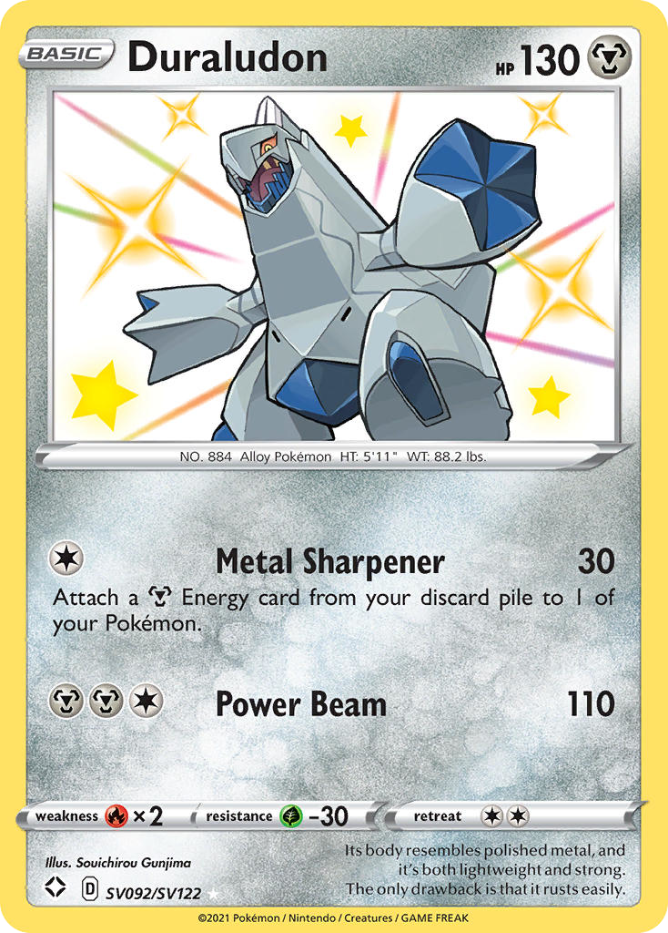 Duraludon SV092 Shining Fates Shiny Vault