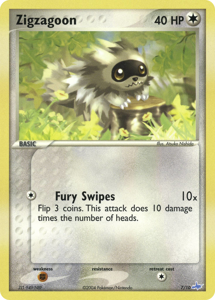 Zigzagoon 7/10 EX trainer Kit (Latios)