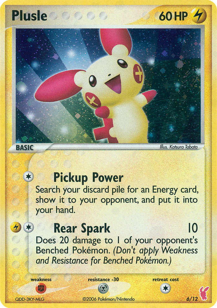 Plusle 6/12 EX trainer Kit 2 (Plusle)
