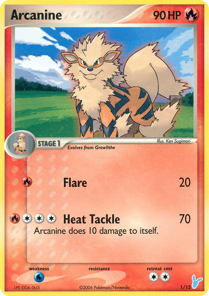 Arcanine 1/12 EX trainer Kit 2 (Minun)