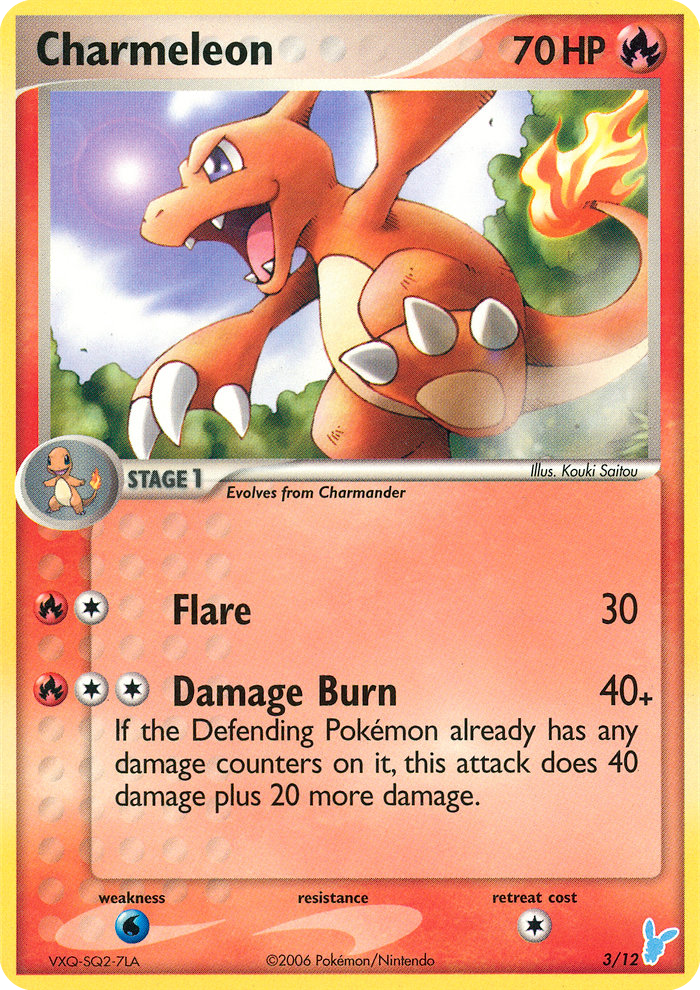 Charmeleon 3/12 EX trainer Kit 2 (Minun)