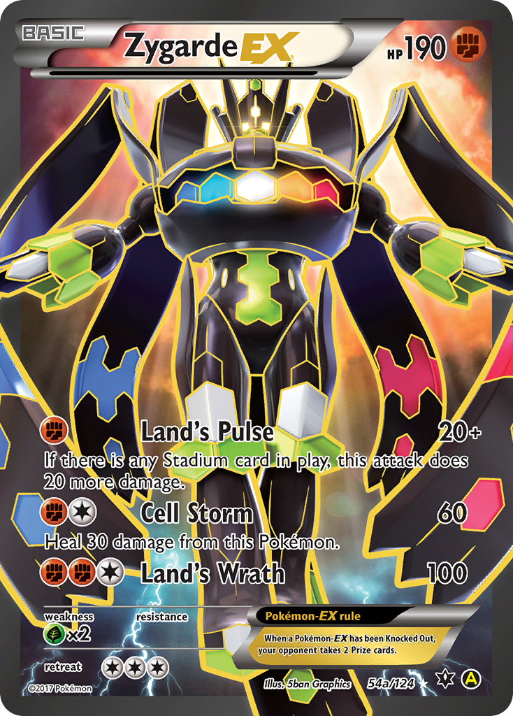 Zygarde-EX 54a Yellow A Alternate