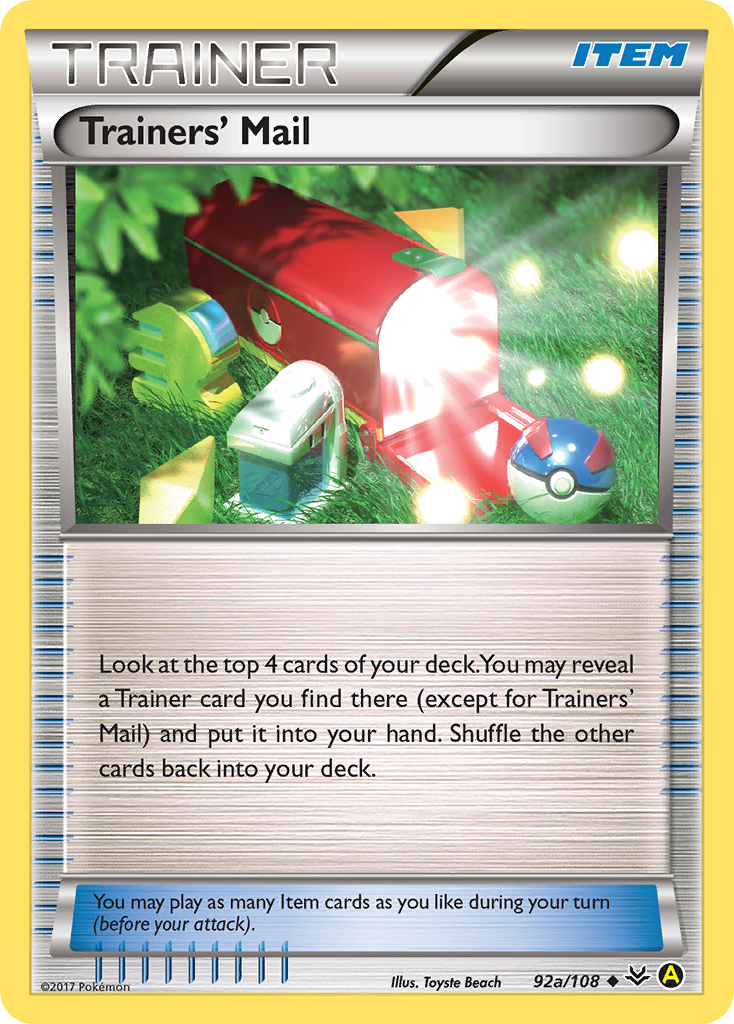 Trainers’ Mail 92a Yellow A Alternate
