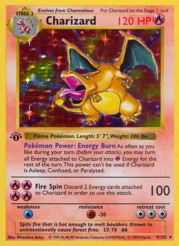 Charizard 4/102 Base Set