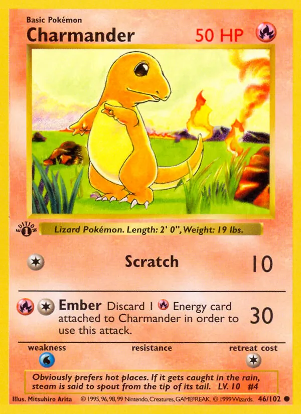Charmander 46/102 Base Set
