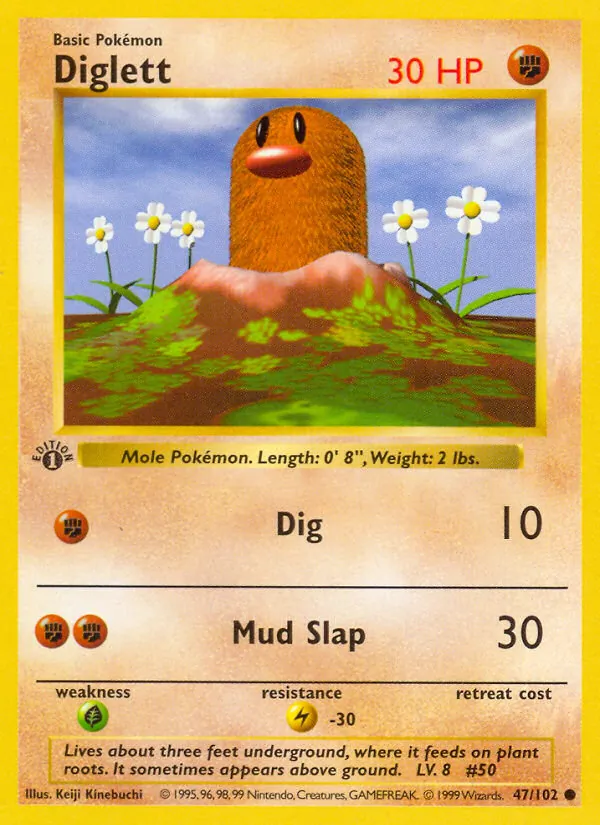 Diglett 47/102 Base Set