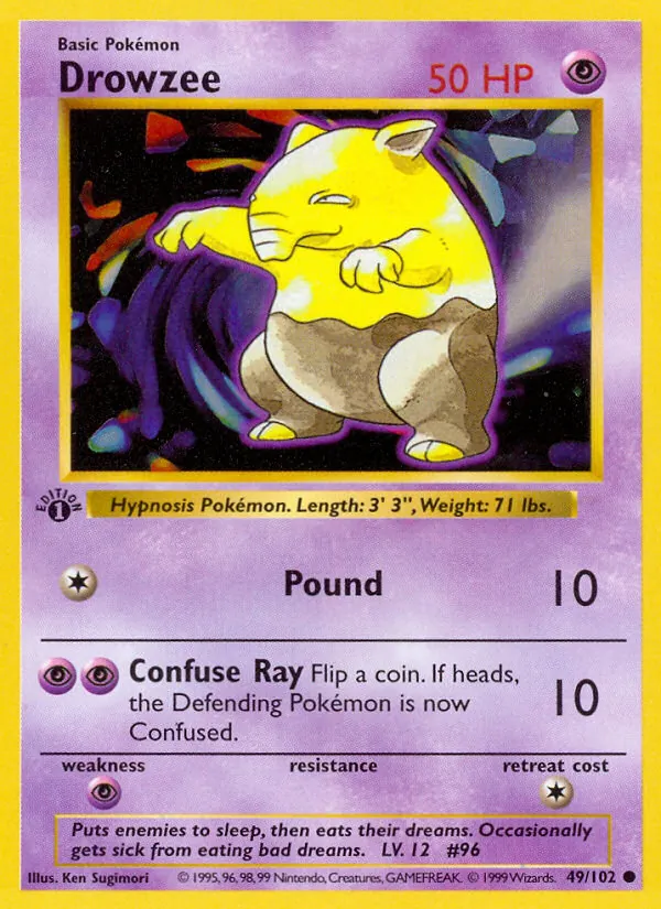 Drowzee 49/102 Base Set