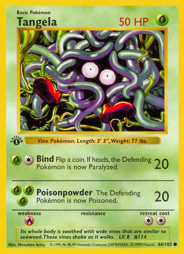 Tangela 66/102 Base Set