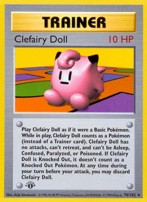 Clefairy Doll 70/102 Base Set
