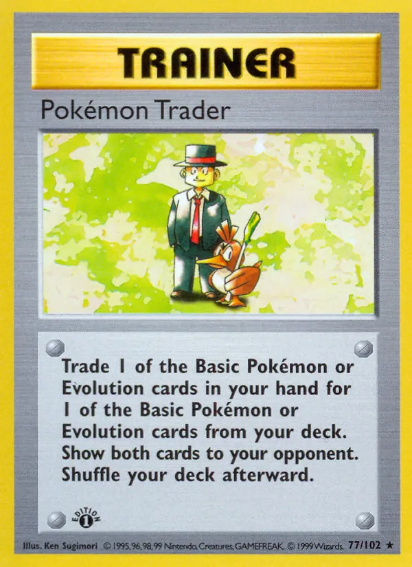 Pokémon Trader 77/102 Base Set