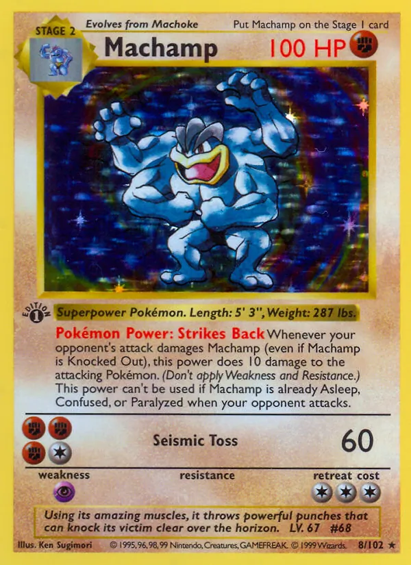 Machamp 8/102 Base Set