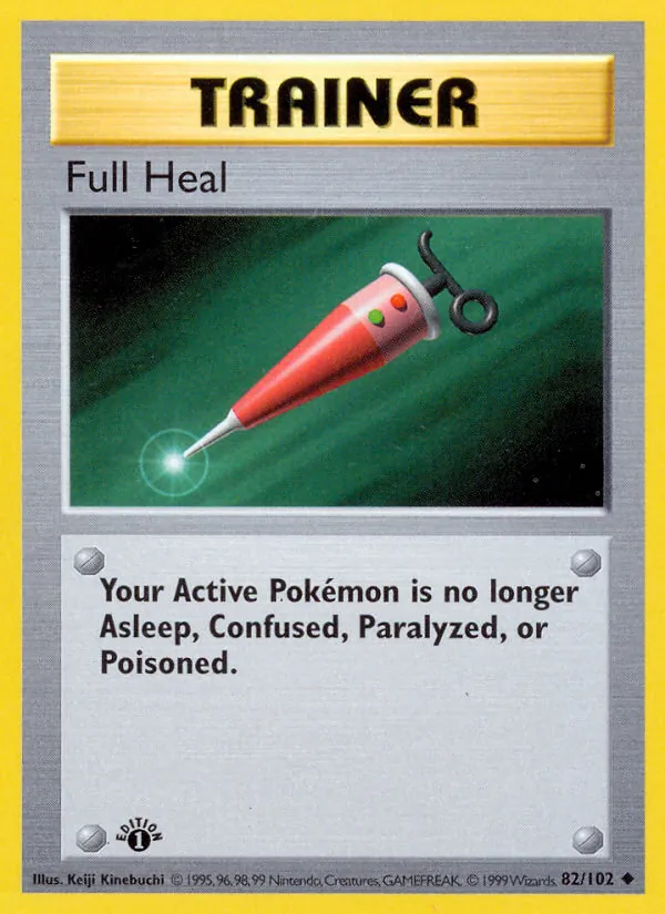 Full Heal 82/102 Base Set