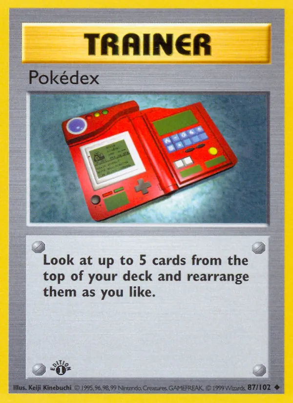 Pokédex 87/102 Base Set