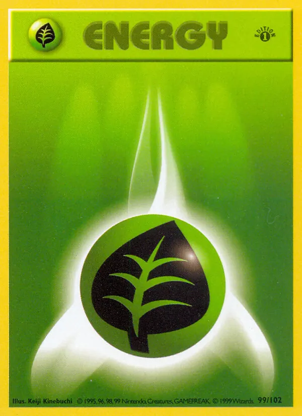 Grass Energy 99/102 Base Set