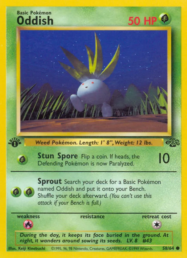 Oddish 58/64 Jungle