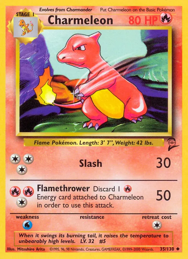 Charmeleon 35/130 Base Set 2