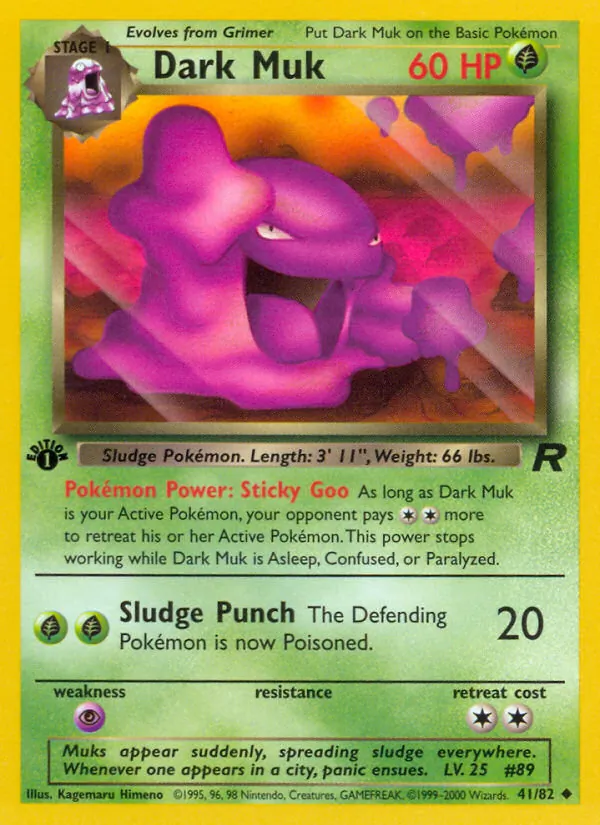Dark Muk 41/82 Team Rocket