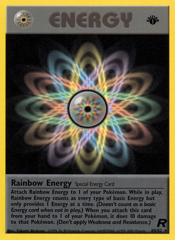 Rainbow Energy 80/82 Team Rocket
