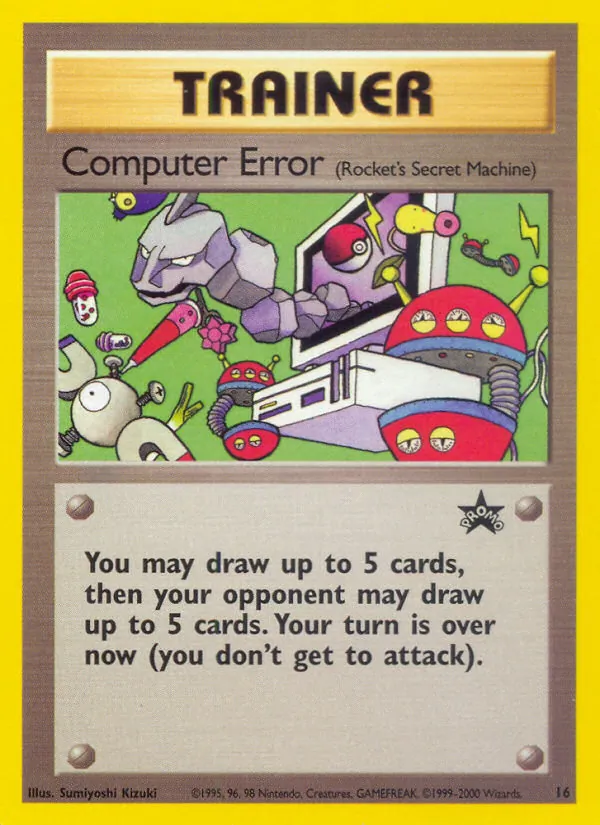 Computer Error 16/53 Wizards Black Star Promos