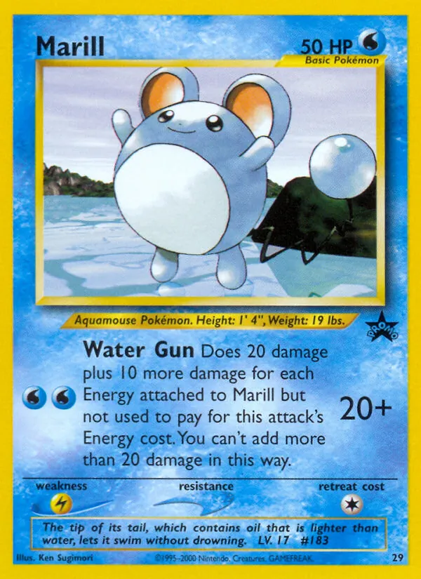 Marill 29/53 Wizards Black Star Promos